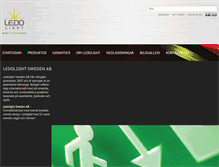 Tablet Screenshot of ledolight.se